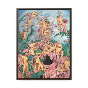 Harem in Harlem (Canvas print Floating frame)