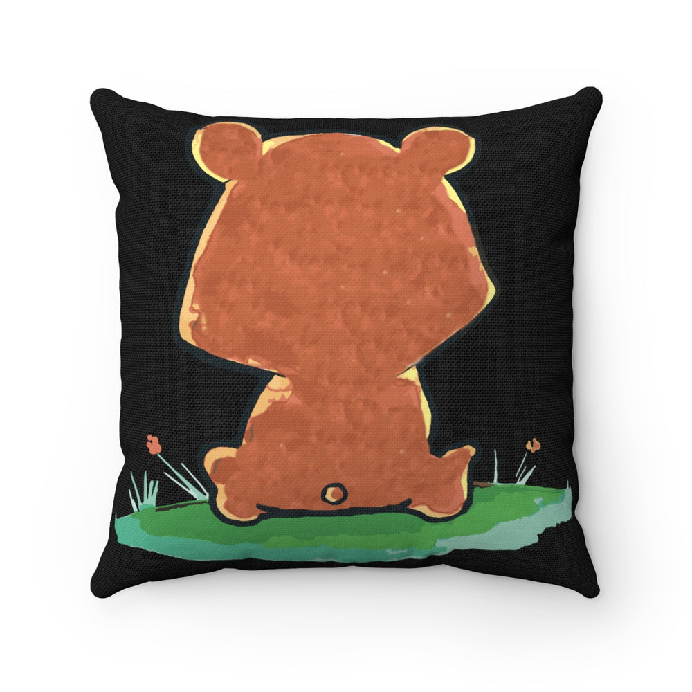 Teddy Bear Watercolor Pillow